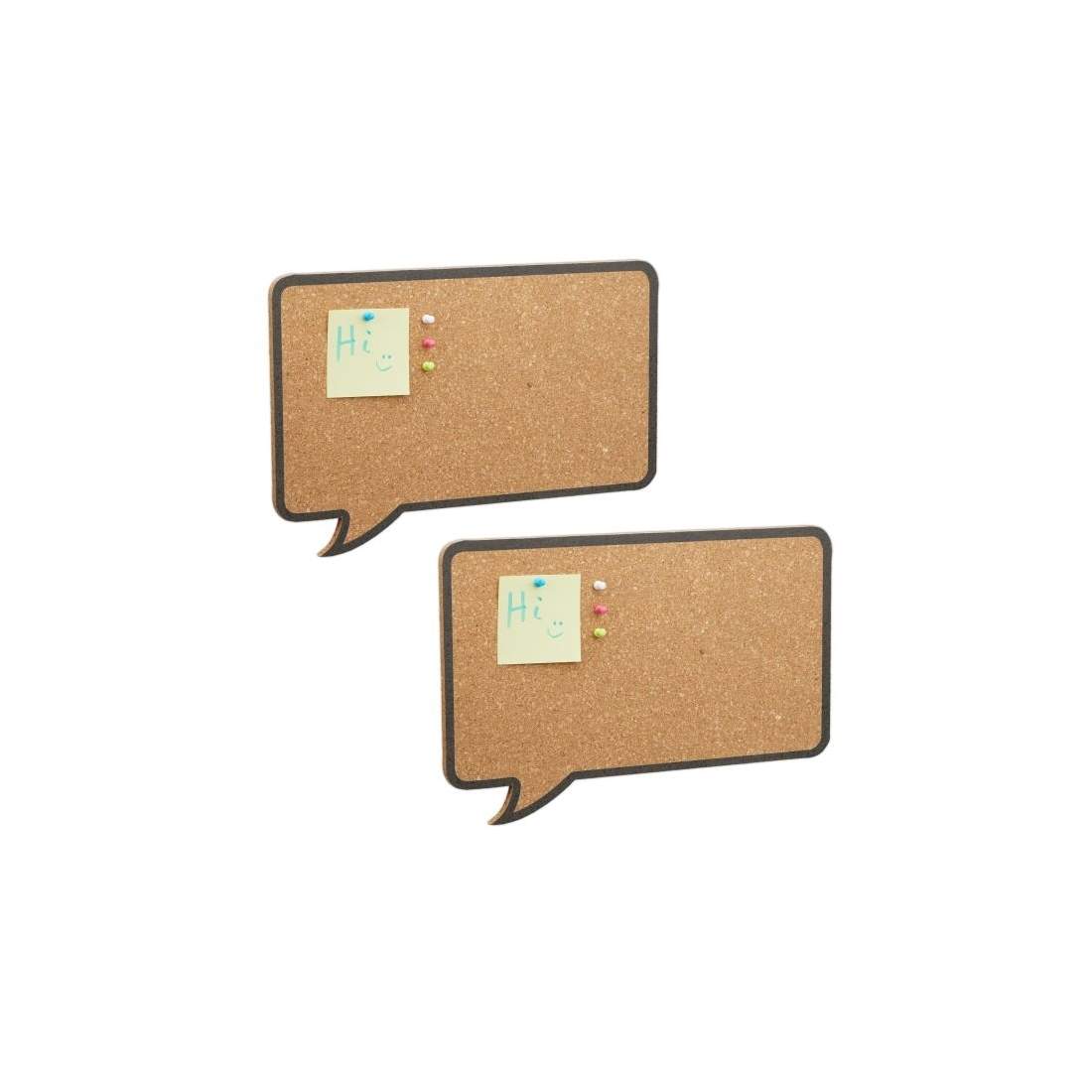 uppsättning av 2 korktavlor pratbubbla | Hem & Hobby - Hem & Hushåll - Kök | Pryloteket