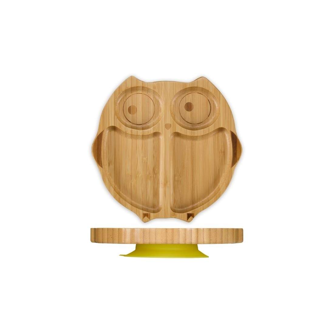 Baby tallrik med sugkopp ""Owl"" | Hem & Hobby - Hem & Hushåll - Kök - Köksredskap - Lock | Pryloteket