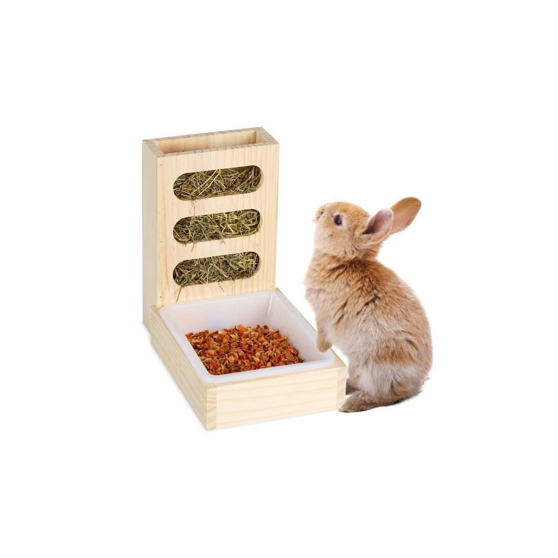 Höhäck med foderskål | Hem & Hobby - Husdjur - Marsvinsburar | Pryloteket