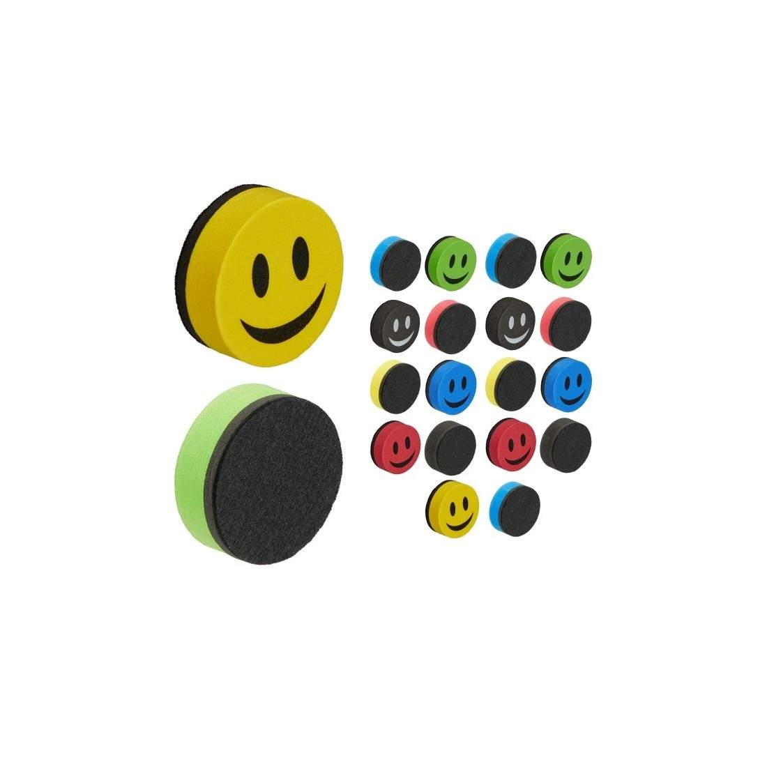 Rund whiteboard-svamp i set om 20 st | Hem & Hobby | Pryloteket