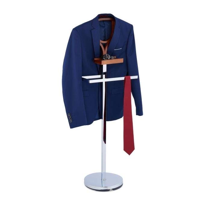 Betjent stativ med hylde