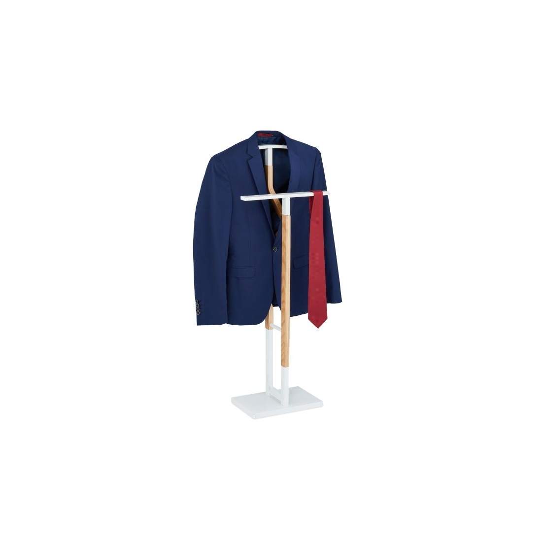 Betjänad stativ i vit och trälook | Hem & Hobby - Hem & Hushåll - Sovrum | Pryloteket