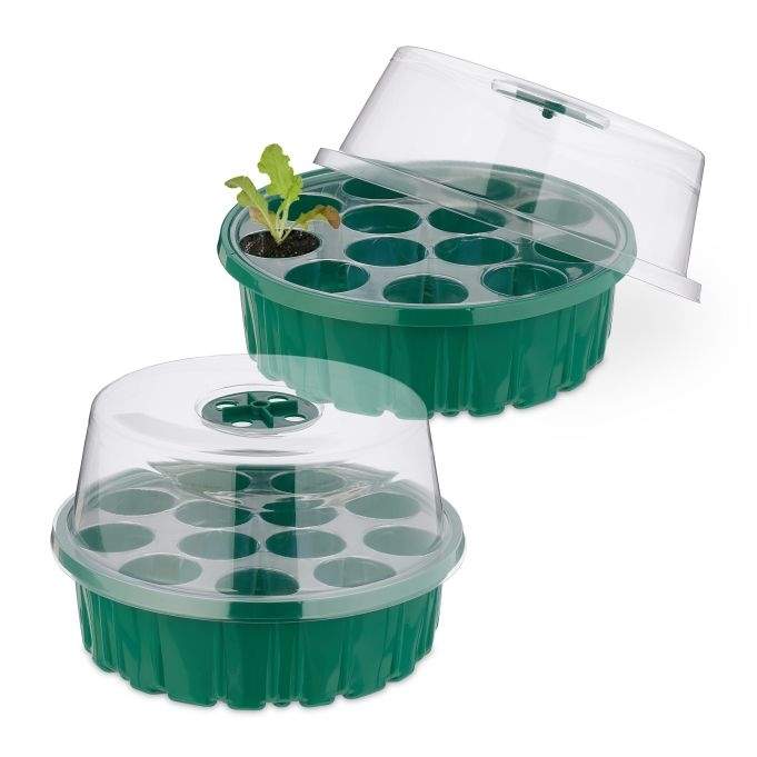 Dyrkningsdrivhus 13 rum sæt af 2