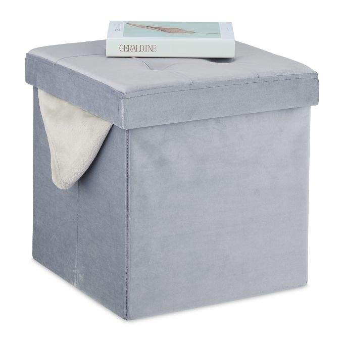 Grå fløjls skammel