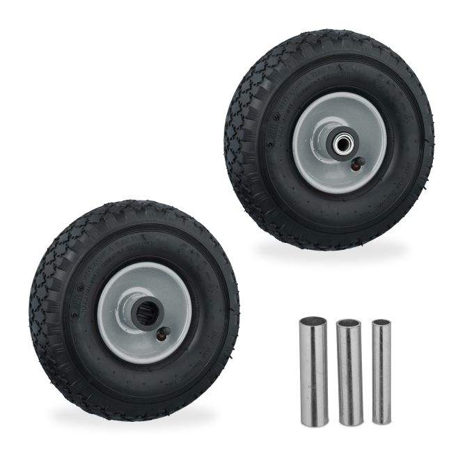 sæt med 2 hjul til pick-up trucks 3,00-4 stålfælg