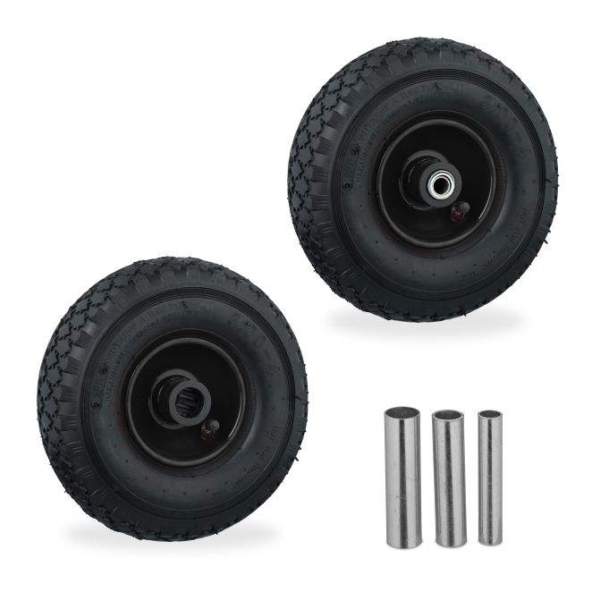 sæt med 2 hjul til pick-up trucks 3,00-4 stålfælg