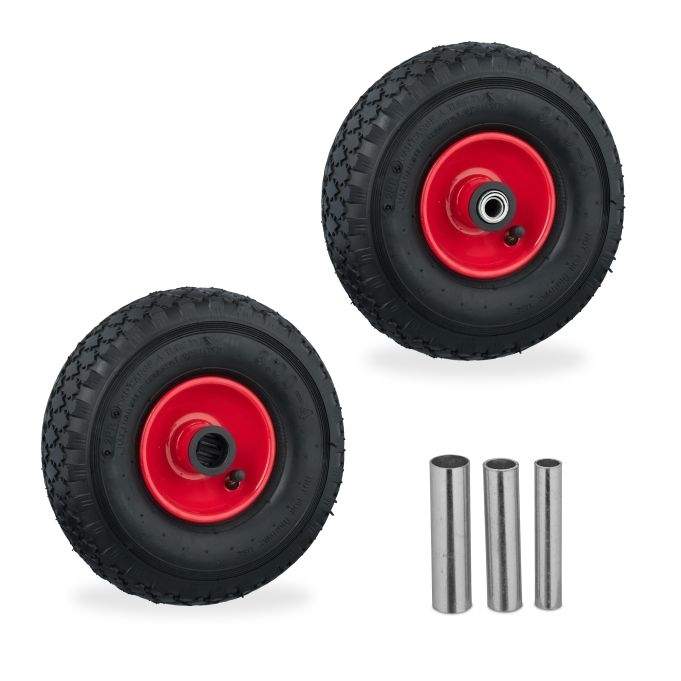 sæt med 2 hjul til pick-up trucks 3,00-4 stålfælg