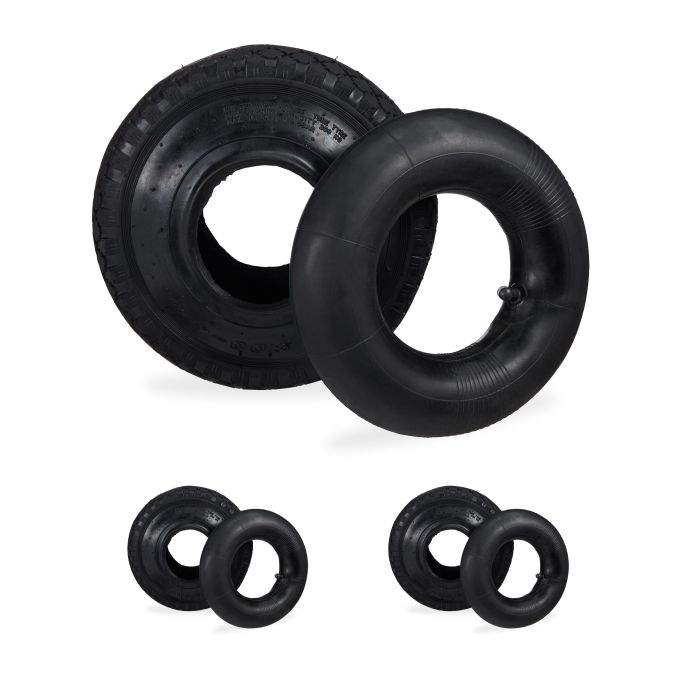 3x lastbildæk 3,00-4 med indvendig slange