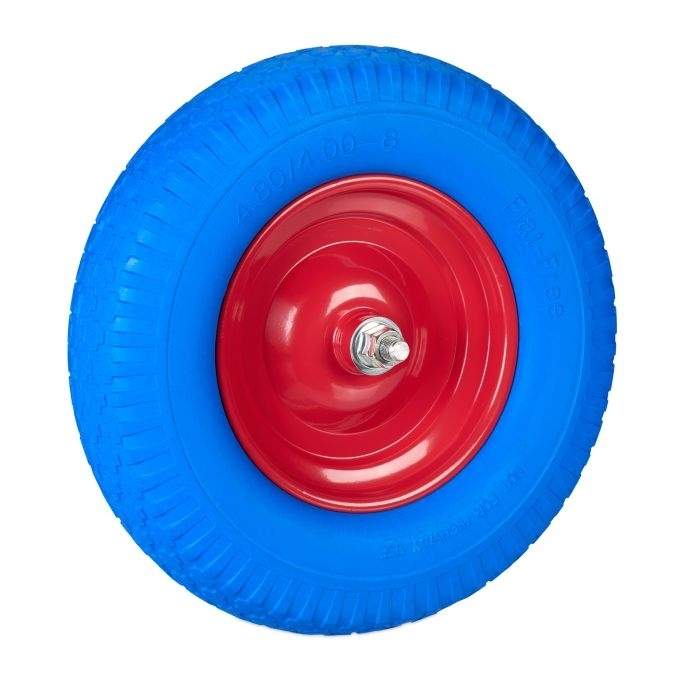 Hjul til trillebør 4.00-8 med aksel