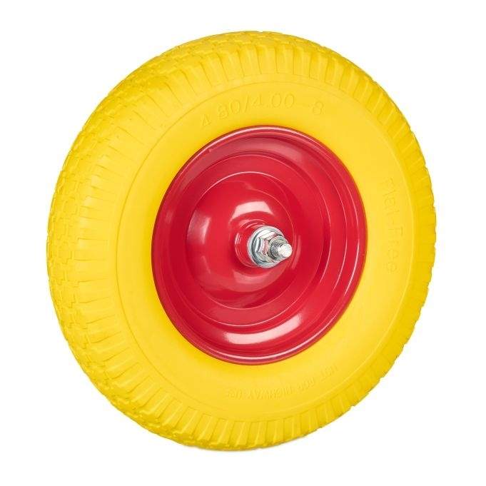 Hjul för skottkärra 4.00-8 med axel | Hem & Hobby - Hem & Hushåll - Trädgårdsartiklar - Skottkärror - Skottkärrehjul | Pryloteket