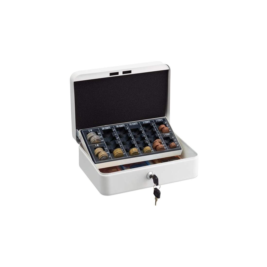 Kassalåda med mynträknare