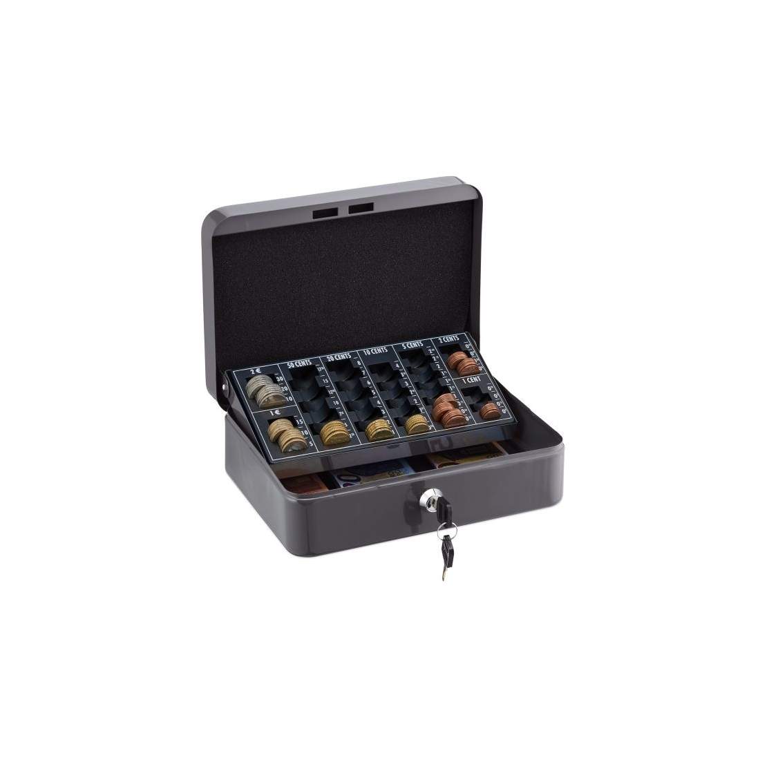 Kassalåda med 2 nycklar | Hem & Hobby | Pryloteket