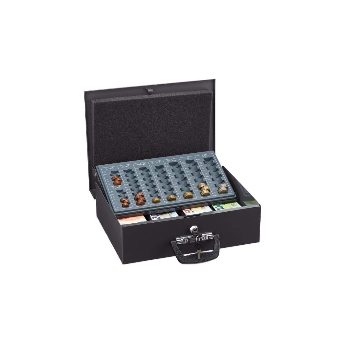 Kassalåda med mynträknare