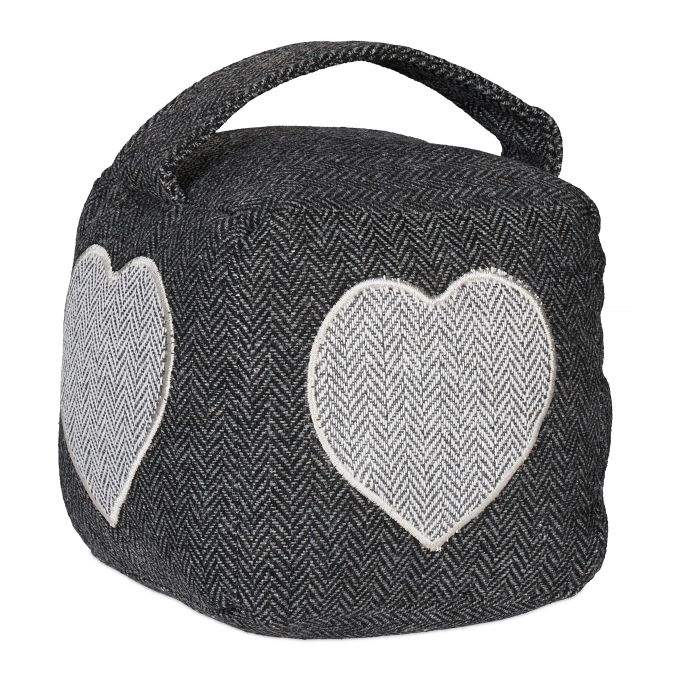 Dørstop hjerte motiv