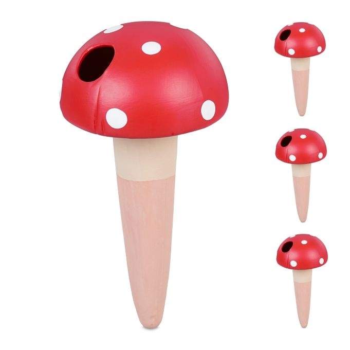 Set med 4 svampar i lerkottar | Hem & Hobby - Husdjur - Katt | Pryloteket