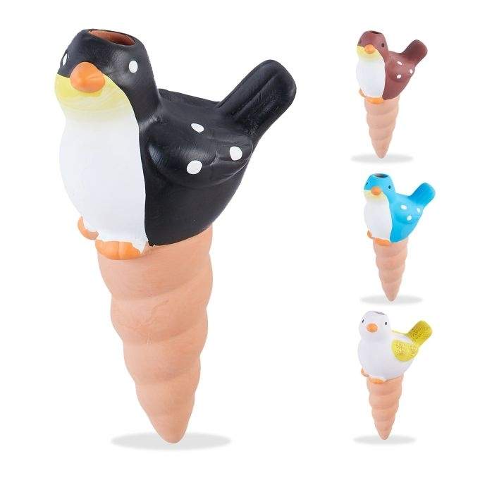 Fågel med kon av lera, set om 4 | Leksaker & Spel - Leksaker - Övriga Leksaker - Bollar | Pryloteket