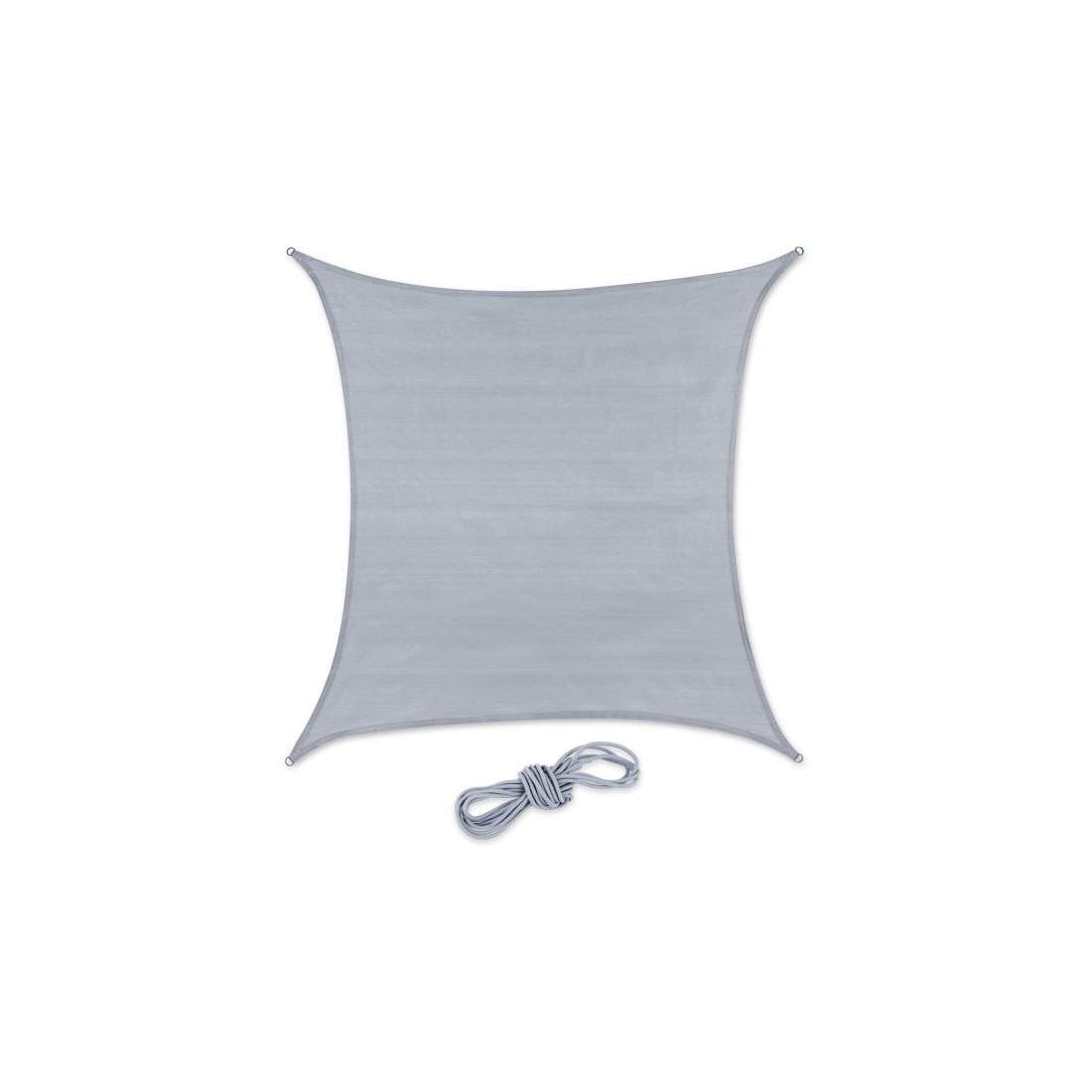 Solsegel polyeten rektangulär ljusgrå | Hem & Hobby - Hem & Hushåll - Balkong | Pryloteket