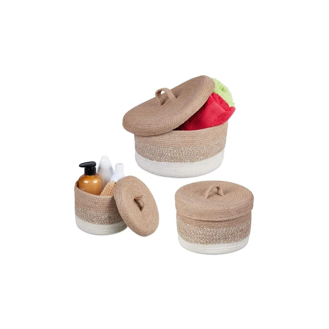 förvaringskorg i 3 delar | Hem & Hobby - Resa & Semester - Organisering | Pryloteket