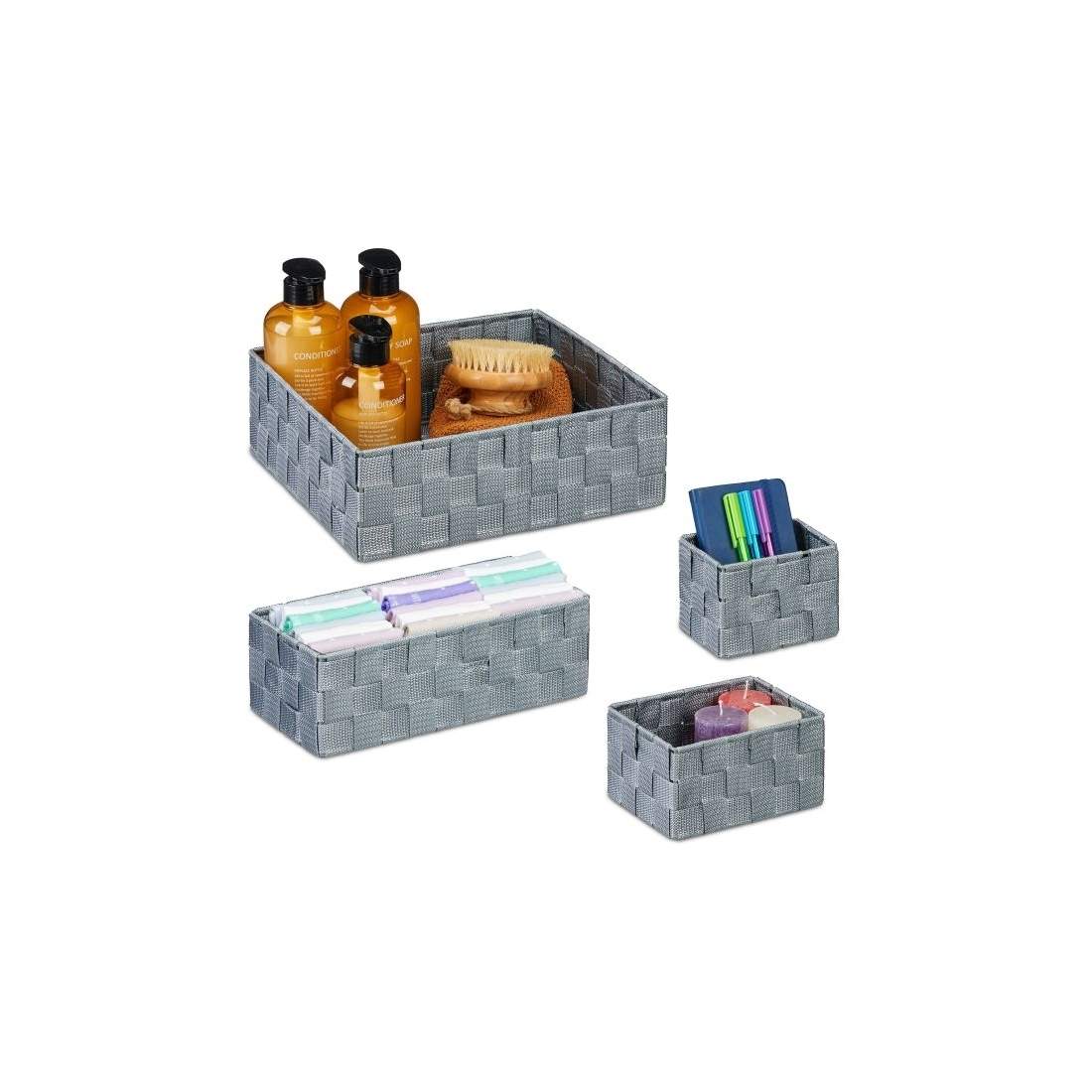 Förvaringskorg set om 4 | Hem & Hobby - Hem & Hushåll - Badrum | Pryloteket