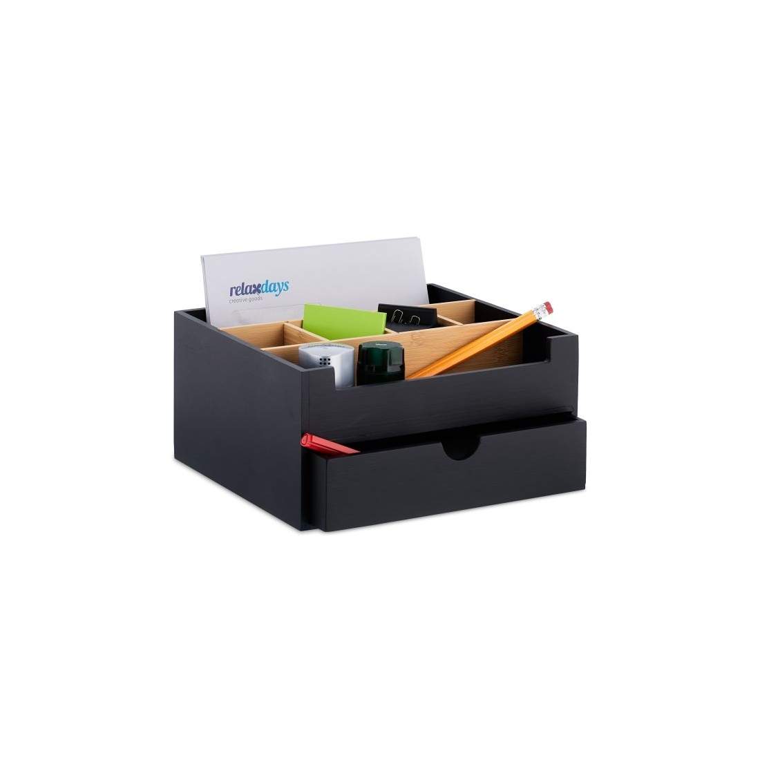 Skrivbordsorganisation i svart | Hem & Hobby - Hem & Hushåll - Badrum | Pryloteket