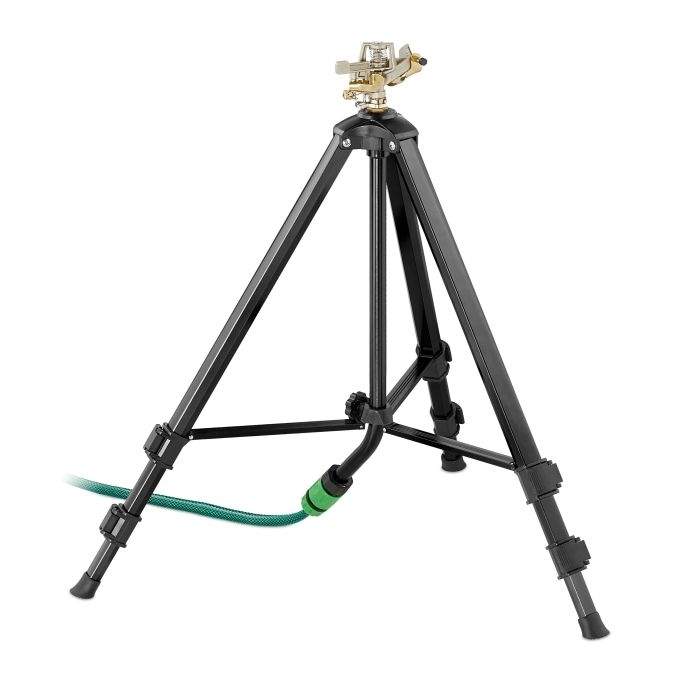 Sort pulseringssprøjte med stativ