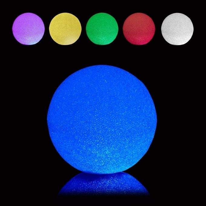 LED lyskugle med farveskift 25 cm