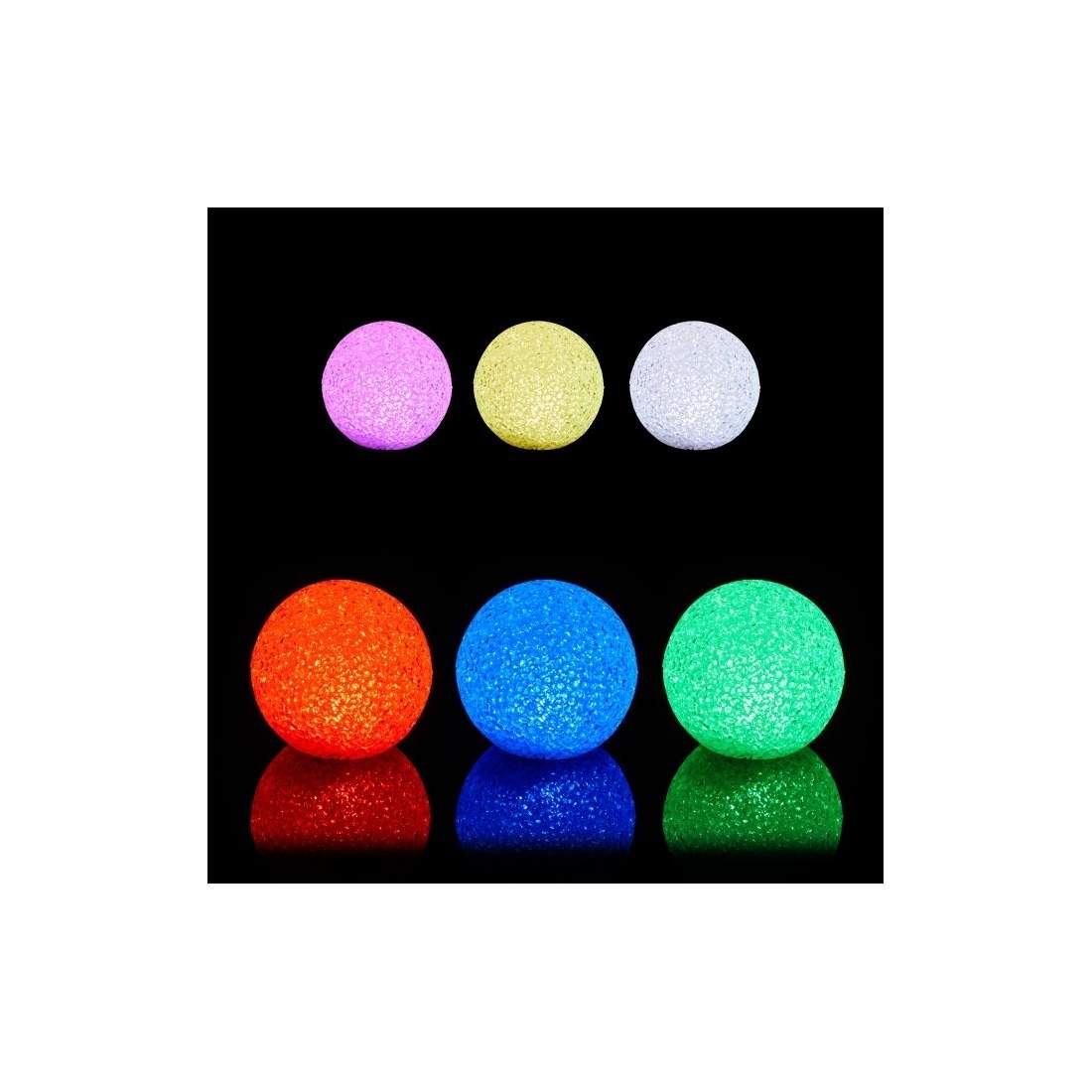 LED kullampa med färgbyte, set om 3 | Hem & Hobby - Hem & Hushåll - Sovrum - Nattlampor | Pryloteket