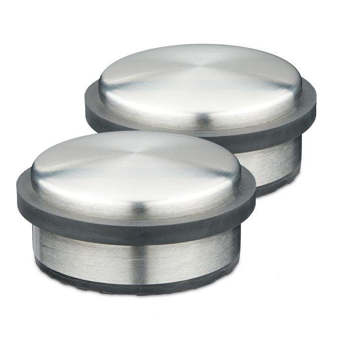 Dörrstoppare i rostfritt stål, set om 2 | Hem & Hobby | Pryloteket