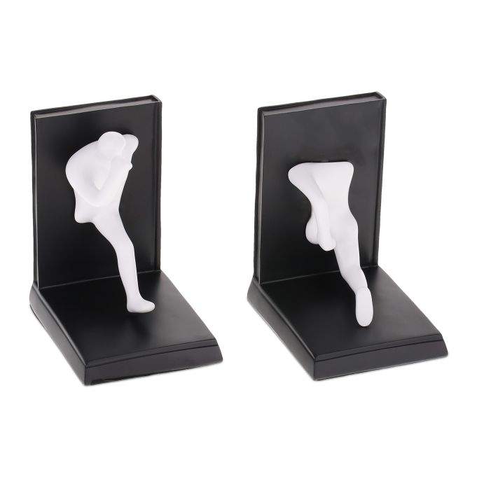 Menneskelig bogstøtte sæt af 2