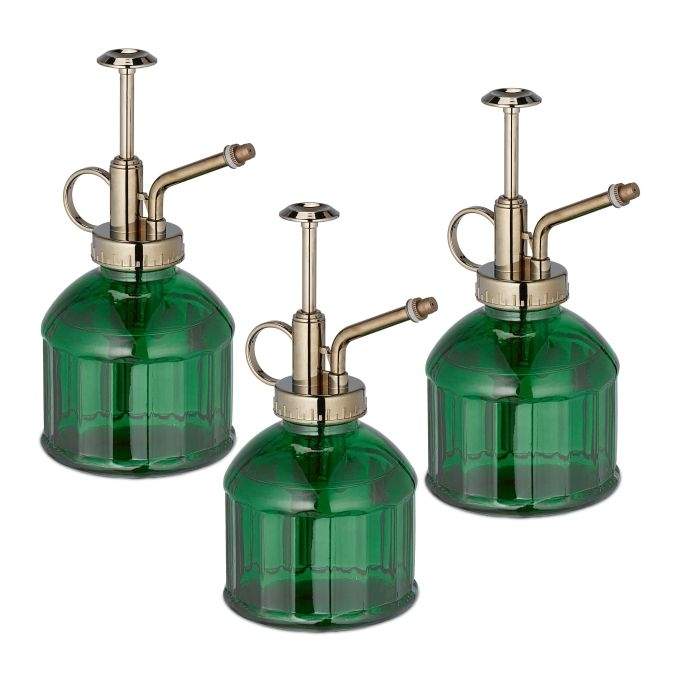 Glas sprayflaske, sæt med 3 stk