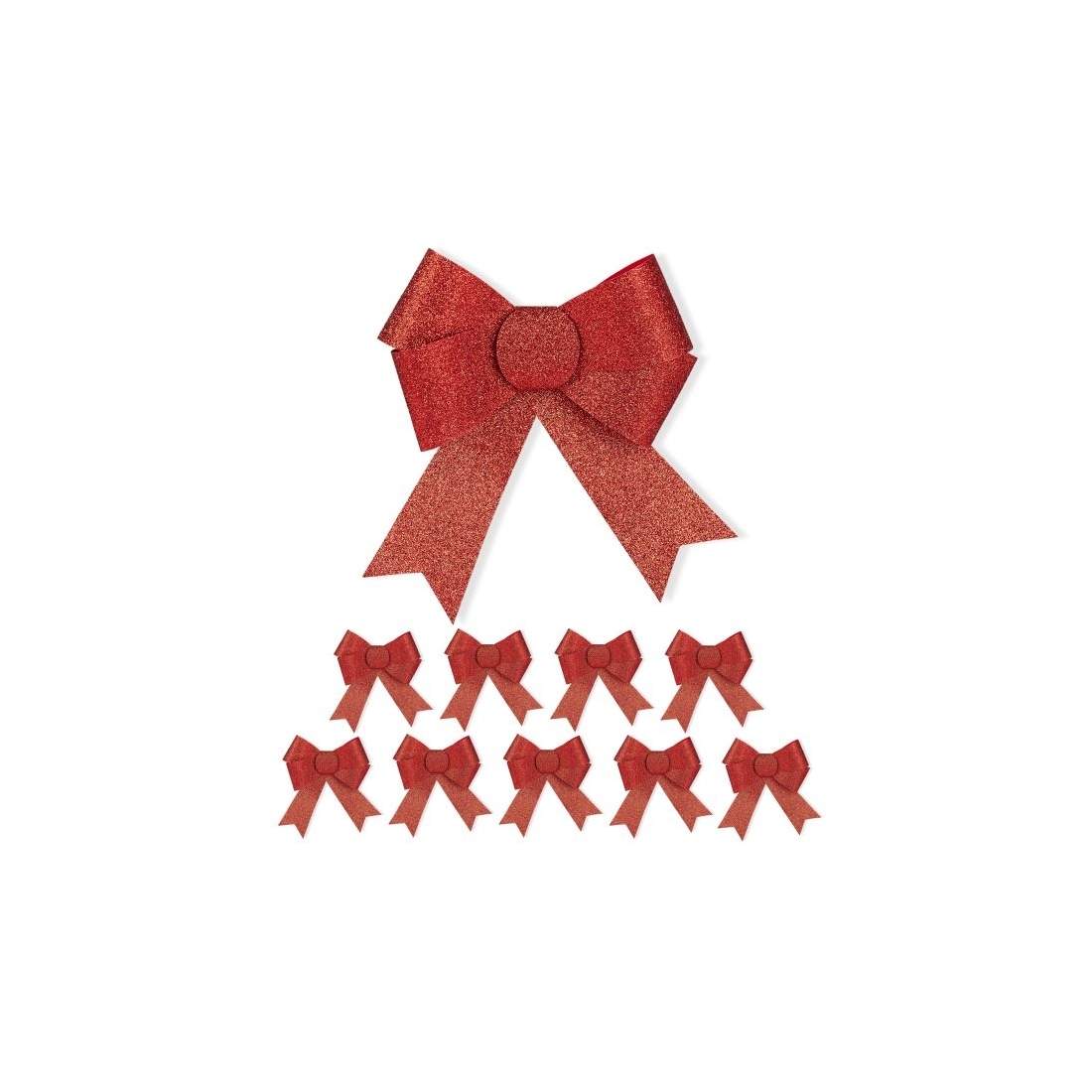 Glittrande rosett i ett set om 10 st | Elektronik - Tillbehör Mobil & Surfplatta - Skärmskydd - LG | Pryloteket