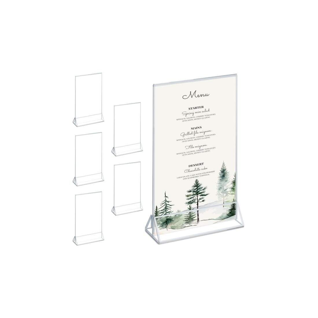 uppsättning med 6 bordsstativ DIN A5 | Hem & Hobby | Pryloteket