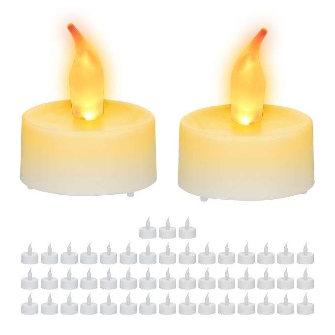 LED värmeljusset om 50 st | Hem & Hobby | Pryloteket