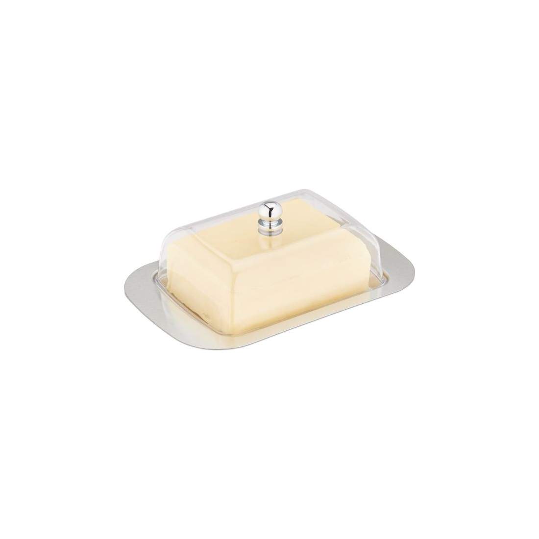 Smörfat i rostfritt stål och plast | Hem & Hobby - Hem & Hushåll - Kök - Servering | Pryloteket