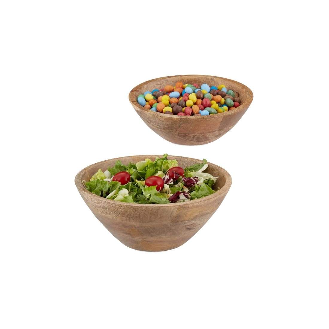 Salladsskål set om 2 mangoträ | Hem & Hobby - Hem & Hushåll - Kök - Servering | Pryloteket