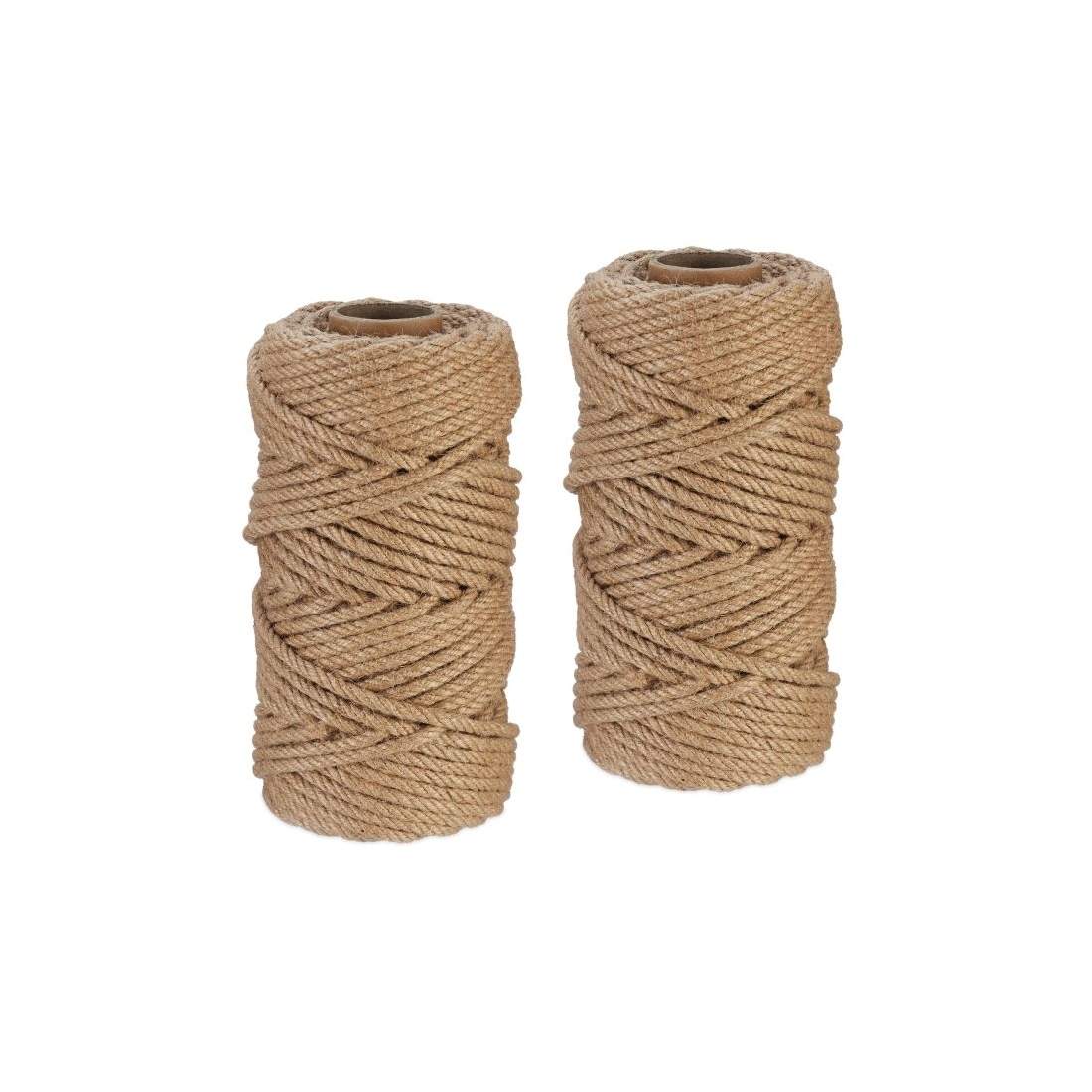 Jutekabel 6 mm x 50 m uppsättning om 2 | Hem & Hobby | Pryloteket