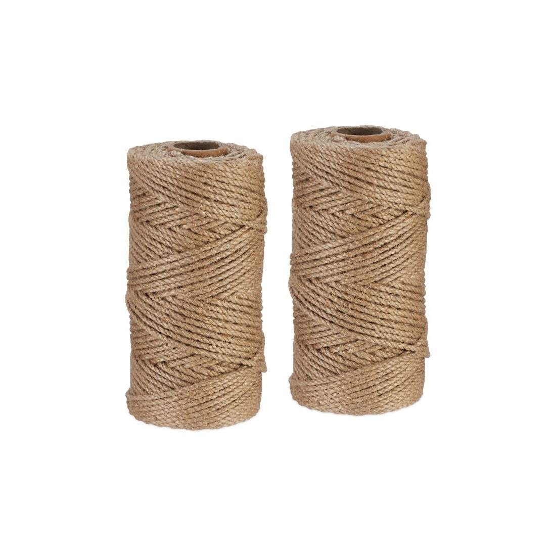 Jutekabel 4 mm x 100 m uppsättning om 2 | Hem & Hobby | Pryloteket