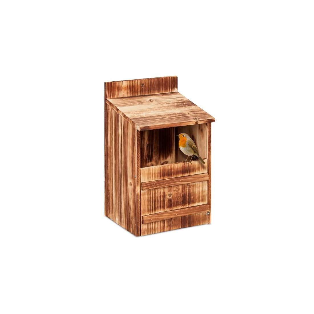 Häckningslåda för fåglar som häckar i halvhålor | Hem & Hobby | Pryloteket