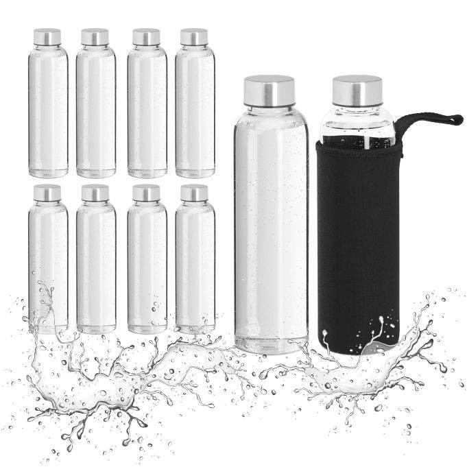 Drikkeflaske i glas - 10 stk