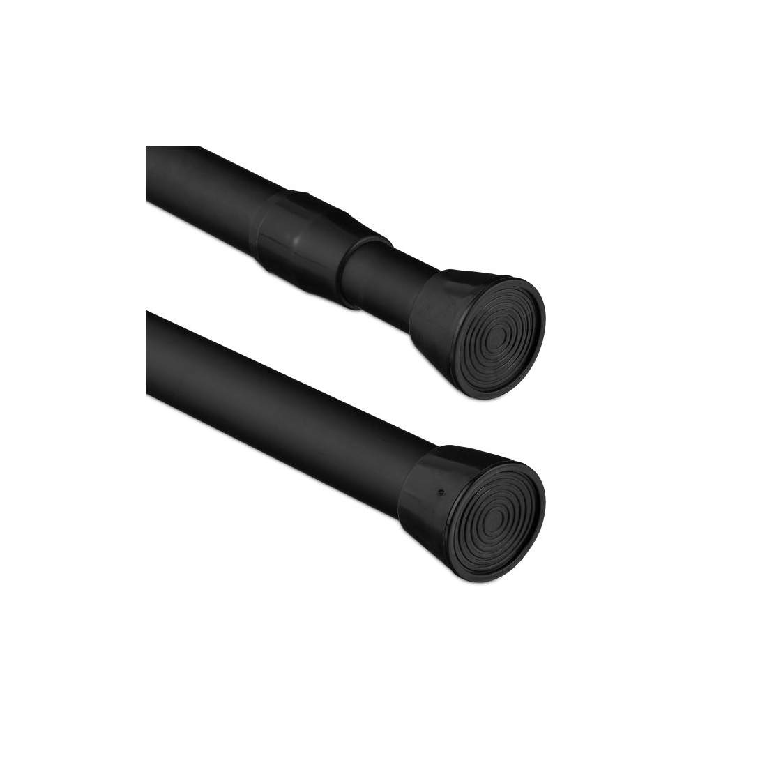 Svart teleskopstång i rostfritt stål | Hem & Hobby - Hem & Hushåll - Badrum - Duschdraperi | Pryloteket