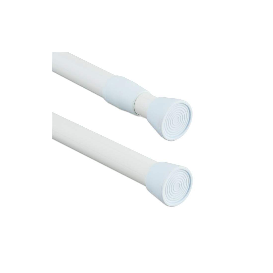 Vit teleskopstång i rostfritt stål | Hem & Hobby - Hem & Hushåll - Badrum - Duschdraperi | Pryloteket