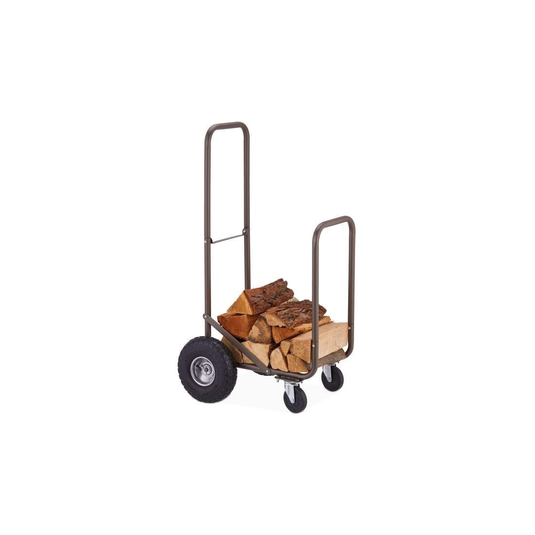 Brun vedvagn med pneumatiska däck | Elektronik - Tillbehör Mobil & Surfplatta - Mobiltillbehör - Mobilkablar - Tillbehör | Pryloteket
