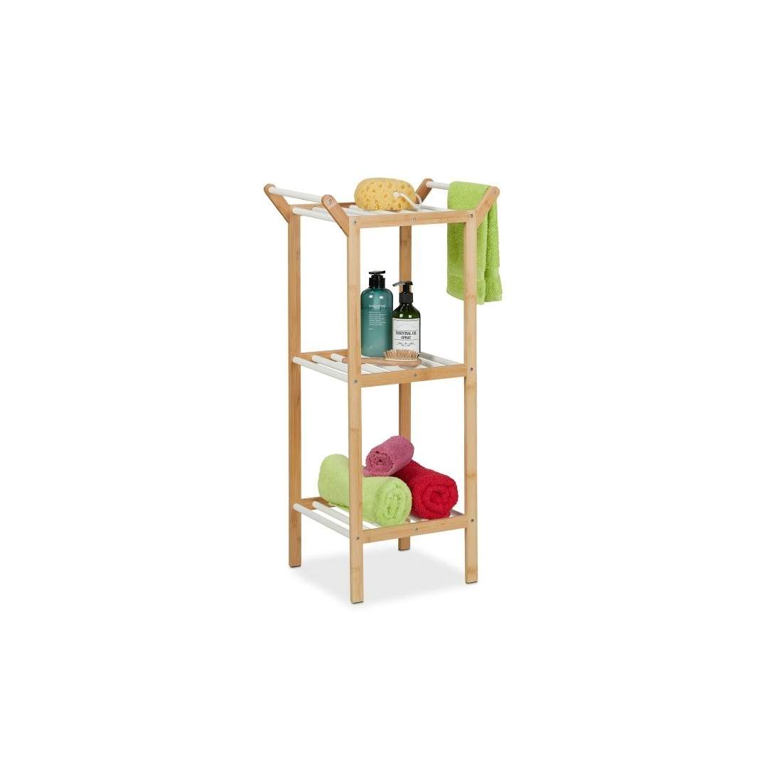Badrumshylla med handdukshållare | Hem & Hobby - Hem & Hushåll - Textil - Handdukar | Pryloteket