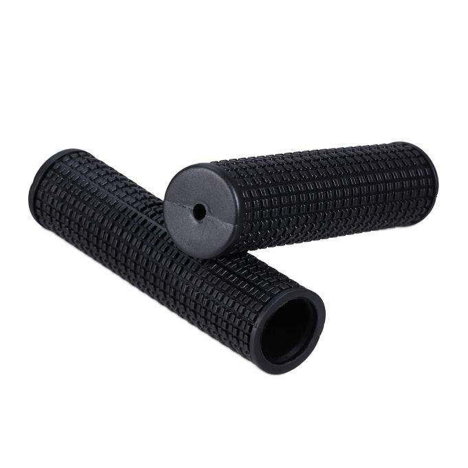 1 pari polkupyörän kahvoja 22 mm mustana