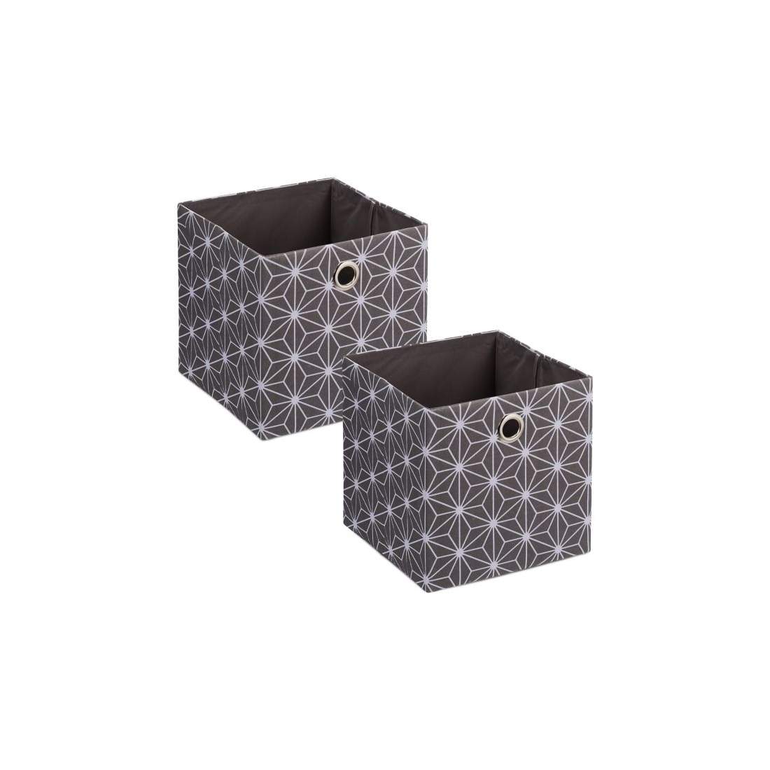 Grå förvaringsbox set om 2 | Hem & Hobby - Hem & Hushåll - Kök - Köksredskap | Pryloteket