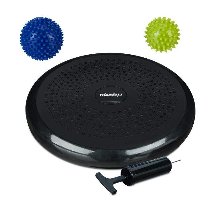 Balancepude med 2 massagebolde