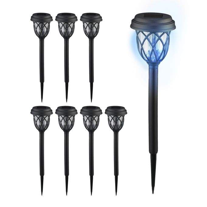 Lanterne med solcellelampe