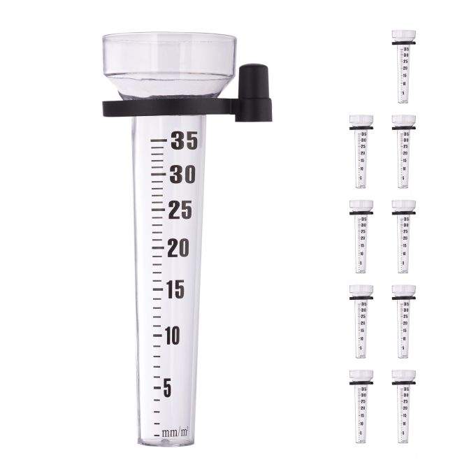 Sæt med 10 regnmålere