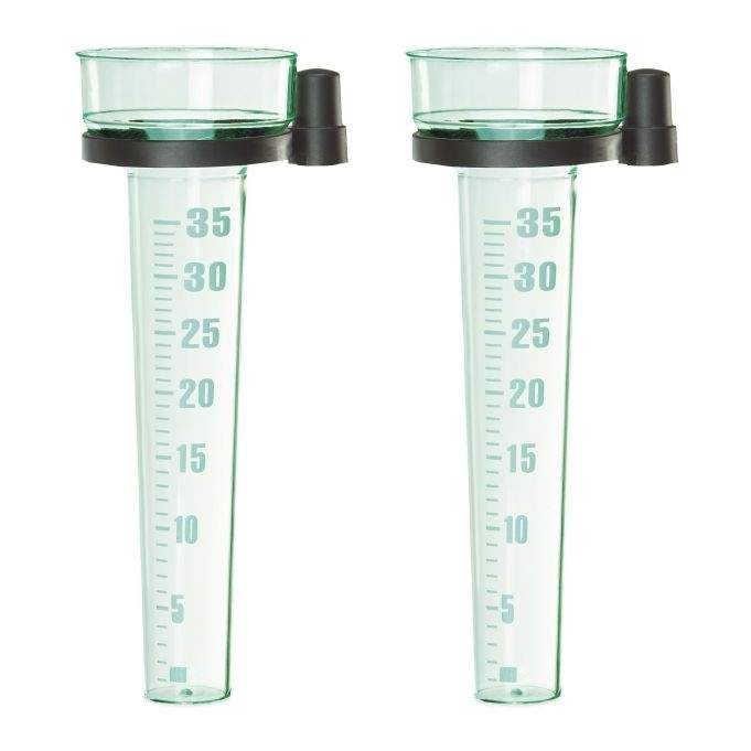 Sæt med 2 regnmålere