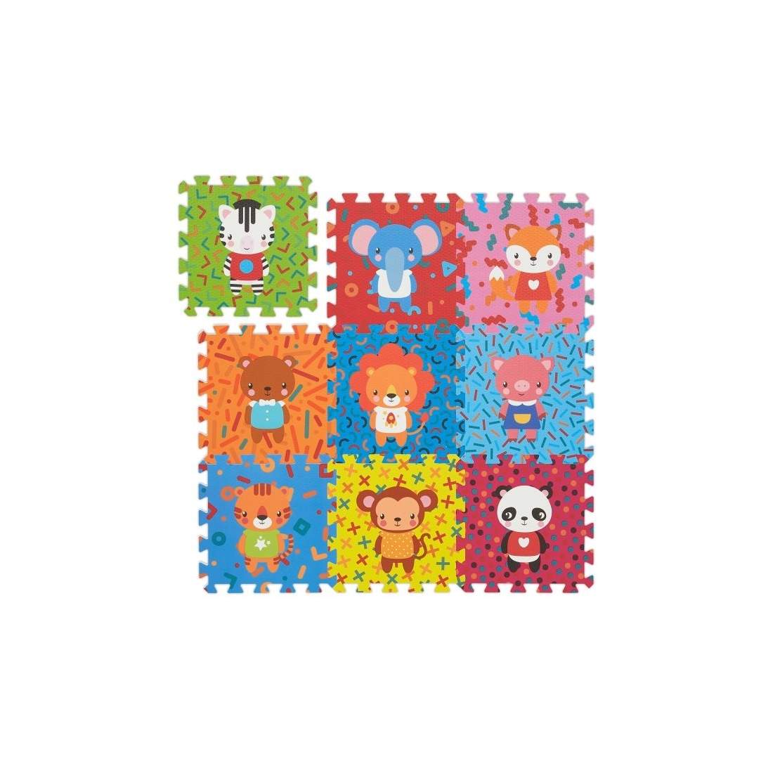 Puslespilsmåtte til dyr